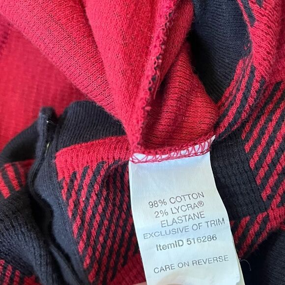 L.L.Bean Waffle Onsie Pyjama XS Tall - Picture 8 of 9